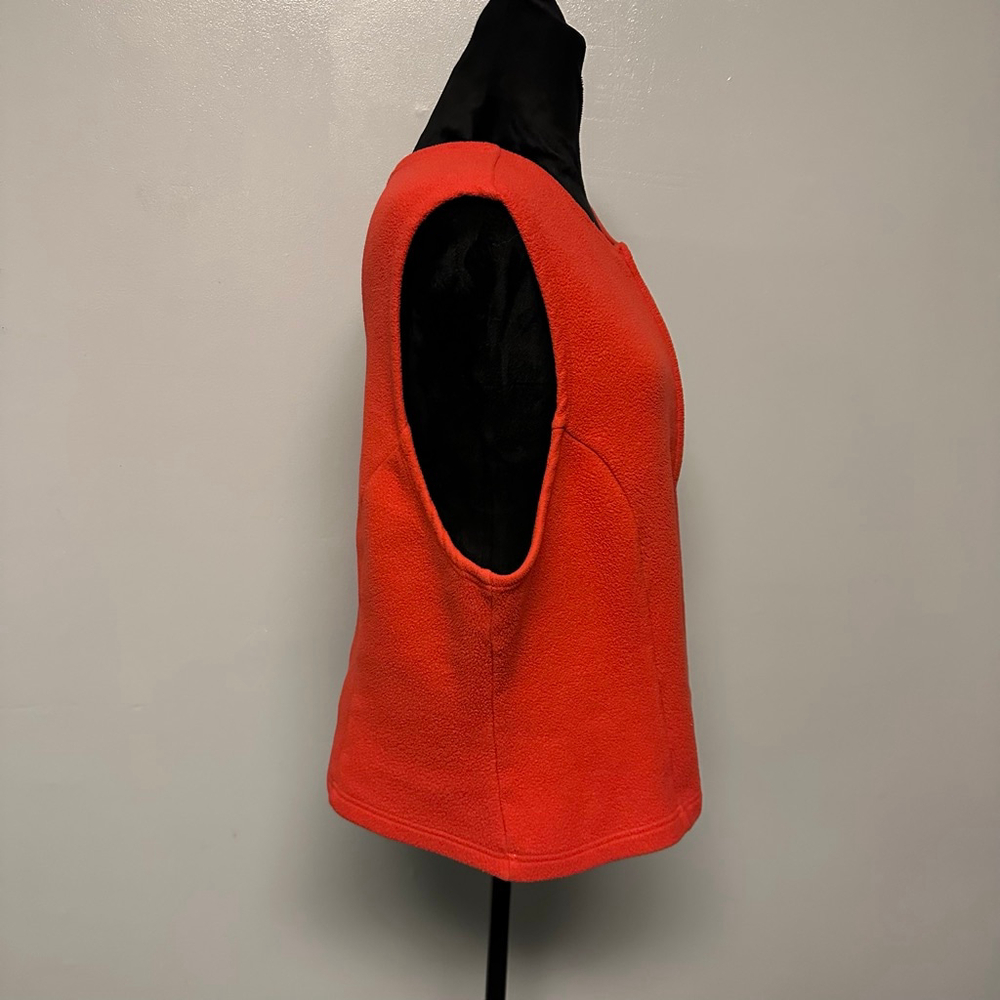 L.L.Bean Fleece Vest women’s 1X red - Picture 3 of 6